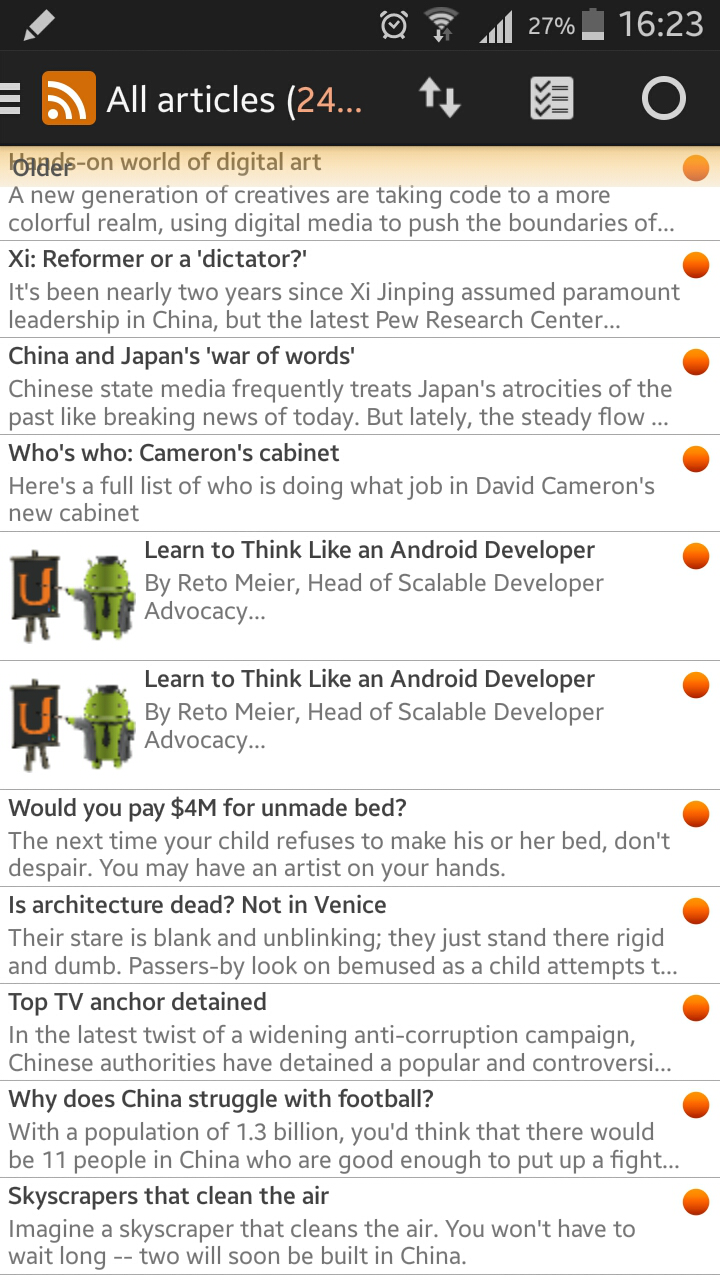 Smart Feed Reader 2.0 for Android Released!