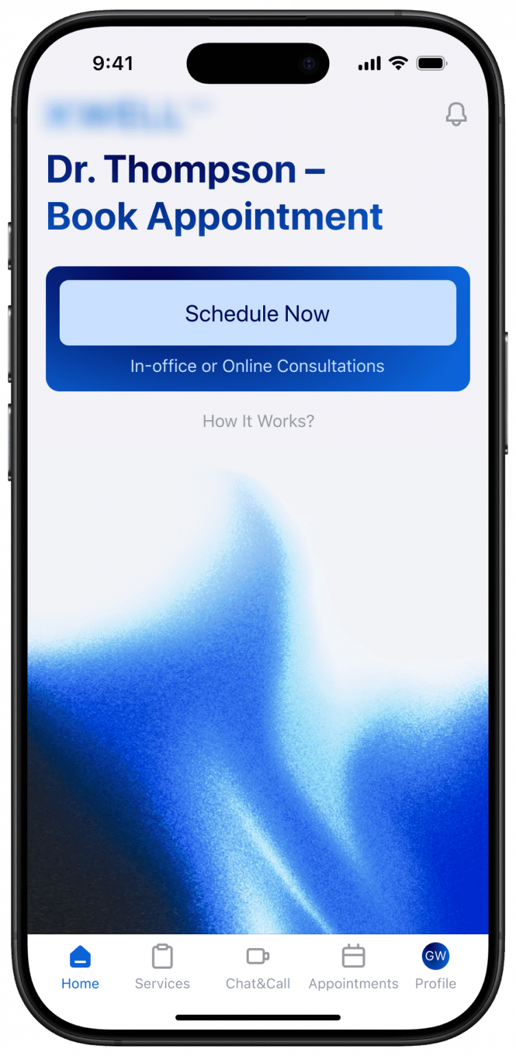 Приложение для клиники
