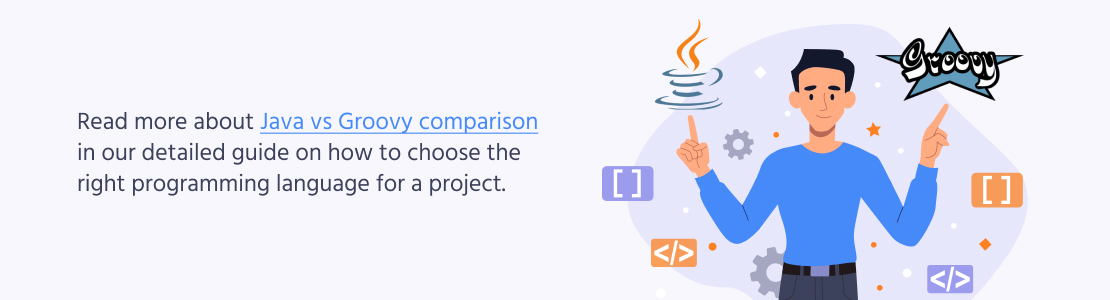 Comparison between Java and Groovy