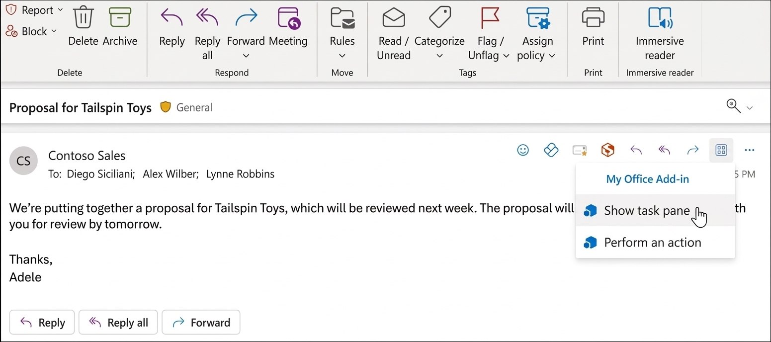 Determining the Add-in Type and Use Case