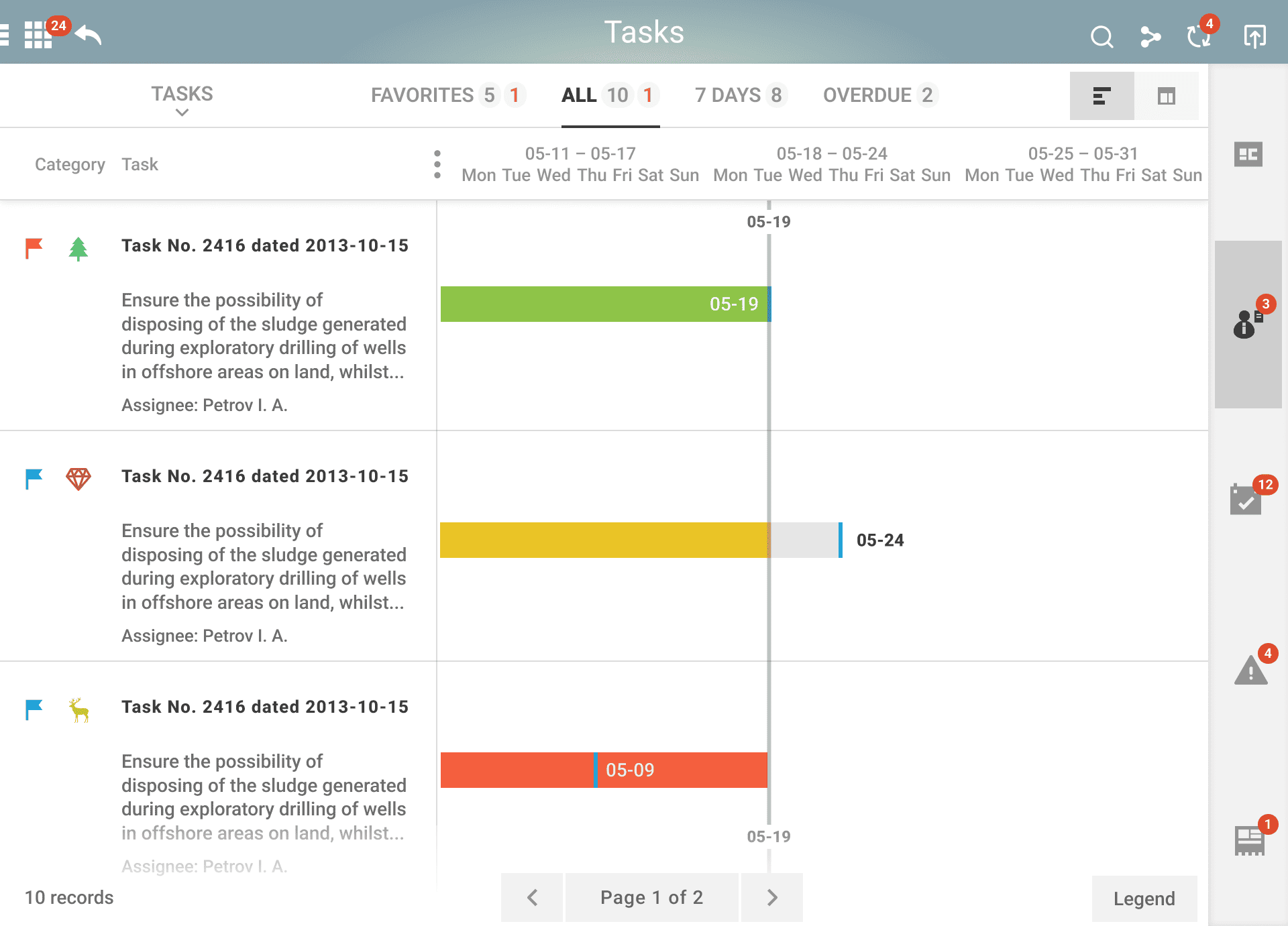 App For Enactment And Documentation Status Tracking